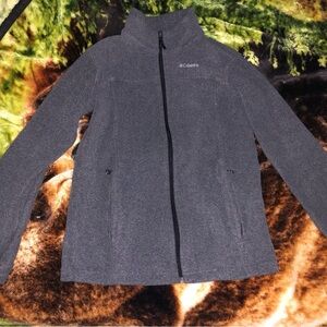Columbia Gray Full-Zip Jacket